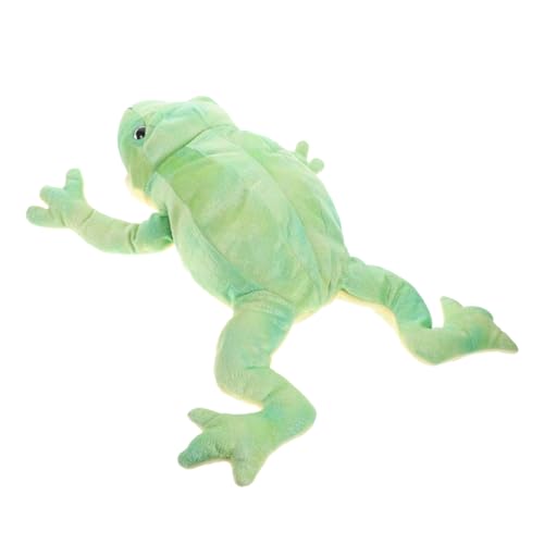 Abaodam Plüsch Handpuppe Froschform Weiche Tierhandpuppe für Jungen Mädchen Interaktives Lernspielzeug Kreativität und Hand Auge koordination von Abaodam