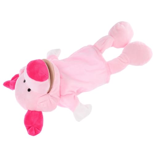 Abaodam Plüsch Handpuppe Schwein Weiches Stofftier für Kindergeschichten Interaktives Lernspielzeug Kuscheltiere Eltern Junge Fantasie und Sprache von Abaodam