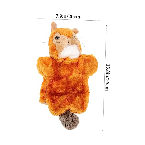Abaodam Plüsch Handpuppe Squirrel für Kuscheliges Tier Interaktive Handpuppe für Frühe Bildung Fördert Kreativität und Sprachentwicklung für Geschichten und Rollenspiele Abaodam Plüsch Handpuppe Squirrel für Kuscheliges Tier Interaktive Handpuppe für Frühe Bildung Fördert Kreativität und Sprachentwicklung für Geschichten und Rollenspiele von Abaodam