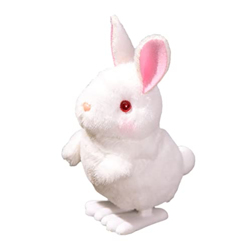 Abaodam Plüsch Hase Aufziehspielzeug Niedliches Kaninchen Für Ostergeschenk Und Party Mit Wind Up Mechanismus Für Kleine Hände Und Fröhliches von Abaodam