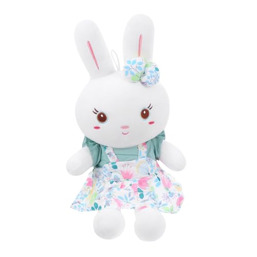 Abaodam Plüsch-Kaninchen-Puppe Kaninchenpuppe Mit Kleidung Spielzeugkaninchen Hasenpuppe Puppenspielzeug Ostern Kaninchen Osterhase Spielzeughase Plüschmaterial Green Abaodam Plüsch-Kaninchen-Puppe Kaninchenpuppe Mit Kleidung Spielzeugkaninchen Hasenpuppe Puppenspielzeug Ostern Kaninchen Osterhase Spielzeughase Plüschmaterial Green von Abaodam