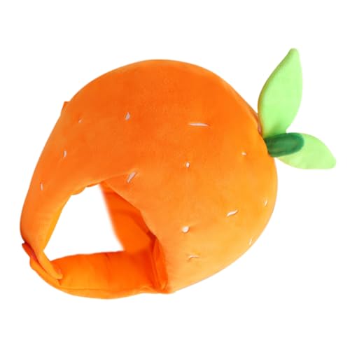 Abaodam Plüsch Orangen Kostümhut Verstellbar Lustiger Fotokabinen Prop Leichter Partyhut Für Geburtstagsfeiern Cosplay und Aufführungen Abaodam Plüsch Orangen Kostümhut Verstellbar Lustiger Fotokabinen Prop Leichter Partyhut Für Geburtstagsfeiern Cosplay und Aufführungen von Abaodam
