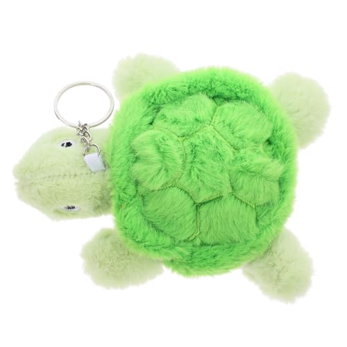 Abaodam Plüsch Schildkröte Schlüsselanhänger Niedlicher Anhänger für Handtaschen Multifunktionale Schlüsselanhänger Deko als für Freunde und Familie Grün von Abaodam