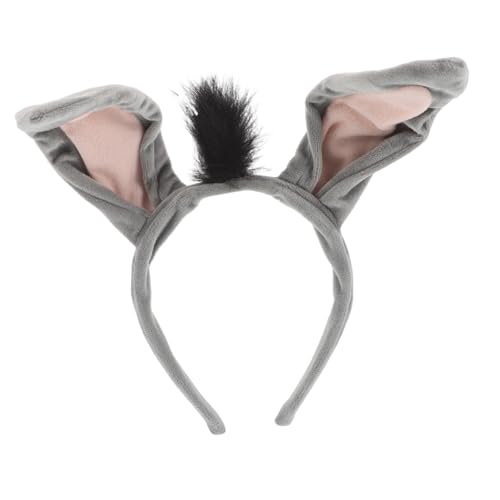 Abaodam Plüsch Stirnband mit Süßen Eselohren Elastisch und Bequem Cartoon Tierohren Haarreif für Kostüm Zubehör Party Karneval und Cosplay Geeignet für Kopfgrößen Abaodam Plüsch Stirnband mit Süßen Eselohren Elastisch und Bequem Cartoon Tierohren Haarreif für Kostüm Zubehör Party Karneval und Cosplay Geeignet für Kopfgrößen von Abaodam