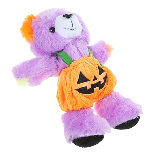 Abaodam Plüschbär Für Den Haushalt Halloween Plüschbär In Form Eines Halloween Plüschtiers Halloween Plüschbär Ausgestopfter Kürbisbär Party Plüschbär von Abaodam