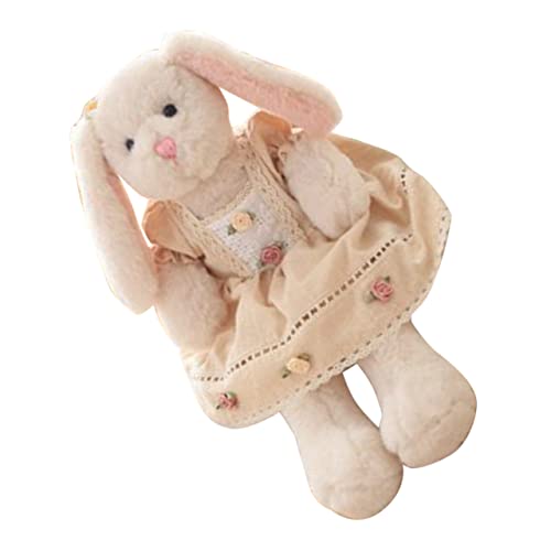 Abaodam Plüschhase Kuscheltier Niedliches Stoffkaninchen für Perfektes als Dekoration für Fotos mit Feiner Verarbeitung und Liebevollem Design von Abaodam