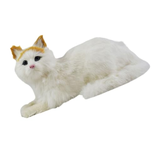 Abaodam Plüschkätzchen Figur Realistisches Katzen für Heimdekoration Vielseitig Einsetzbar Perfektes für Katzenliebhaber und Kreative Wohnraumgestaltung Abaodam Plüschkätzchen Figur Realistisches Katzen für Heimdekoration Vielseitig Einsetzbar Perfektes für Katzenliebhaber und Kreative Wohnraumgestaltung von Abaodam