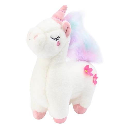 Abaodam Plüschkissen Unicorn Toy Kissen aus Baumwolle Kissen werfen Einhorn-Puppen-Wurfskissen Plüschtier Weiß Abaodam Plüschkissen Unicorn Toy Kissen aus Baumwolle Kissen werfen Einhorn-Puppen-Wurfskissen Plüschtier Weiß von Abaodam