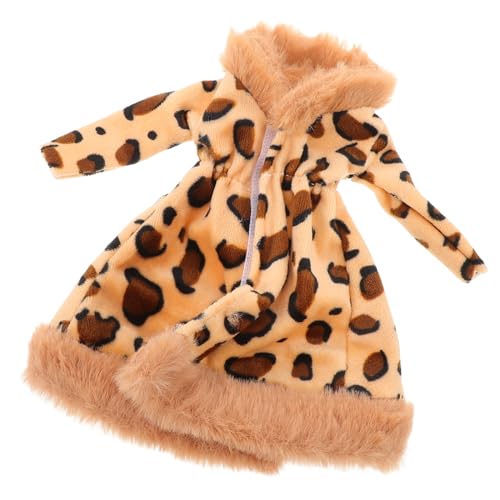 Abaodam Modischer Plüschmantel Puppen-Outfit Puppe Für 30 cm Große Puppen Stilvoll Und Bezaubernd von Abaodam