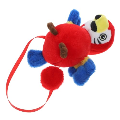 Abaodam Plüschpiratenpapagei Schulterprop für Weiches Kuscheltier für Halloween Geburtstagsfeiern und Luau Dekoration Hochwertige Requisite für Piraten Cosplay von Abaodam