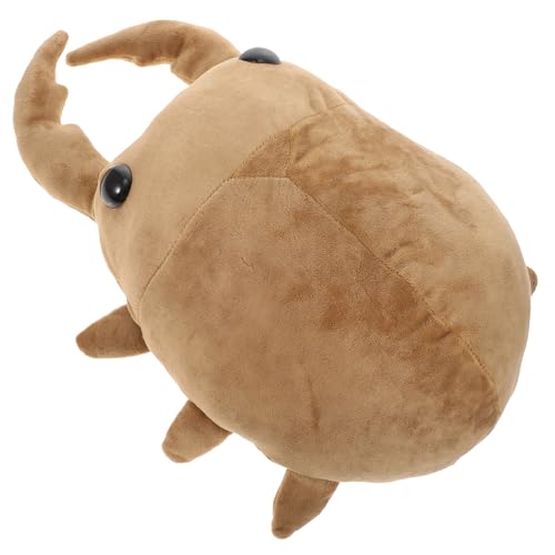 Abaodam Plüschpuppe Kuschelkissen Für Plüschtier -puppenspielzeug Kindergeburtstag Gastgeschenke Kinderspielzeug Deko Kissen Light Brown Pp Baumwolle von Abaodam