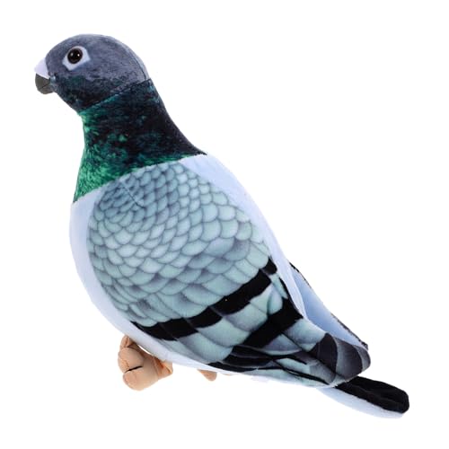 Abaodam Plüschtaube Kawaii Cartoon Plüschpuppe für Dekoration und Süßes Stuffed Animal für Zuhause Feste und Geburtstagsfeiern Karomuster von Abaodam