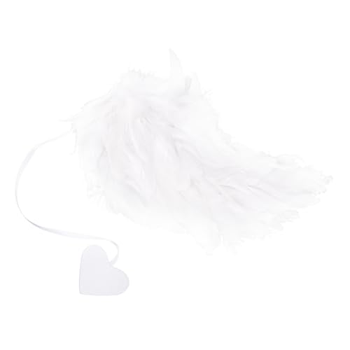 Abaodam Plume Engel Flügel Kostümzubehör Für Halloween Karneval Und Cosplay Aus Feder Und Leicht Und Langlebig Dekorativ Und Auffällig von Abaodam