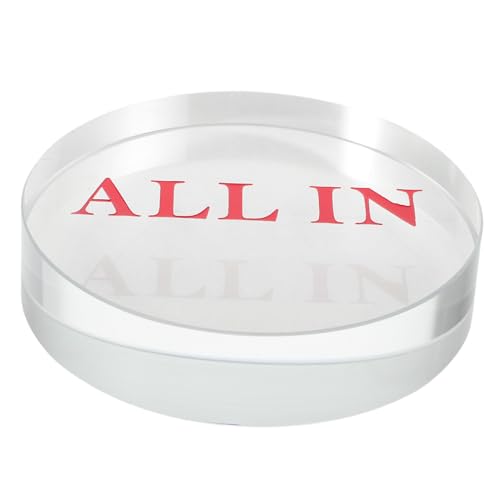 Abaodam Poker Bankiernummer All In Glücksspielscheibe Kartenspiel Token Münze Spiel Asset Token All In Glücksspiel Token Spielressourcen Token Pokerchip Spiel Token Kristallglas von Abaodam