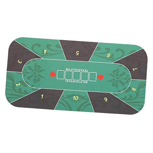 Abaodam Poker Mat rutschfeste Tischdecke aus für Brettspiele Personen Langlebiges Design Geräuschdämpfung Klassisches Muster für Kartenspiele Abaodam Poker Mat rutschfeste Tischdecke aus für Brettspiele Personen Langlebiges Design Geräuschdämpfung Klassisches Muster für Kartenspiele von Abaodam