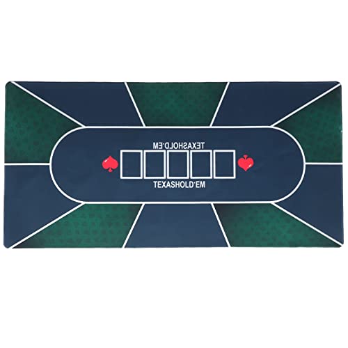 Abaodam Pokerkissen Karten Pokertisch Tischmatten Tischsets für den Esstisch riesige Spielkarten pokerauflage Poker Matte tischdecken Pokermatte Anti-Rutsch-Tischabdeckung Gummi von Abaodam
