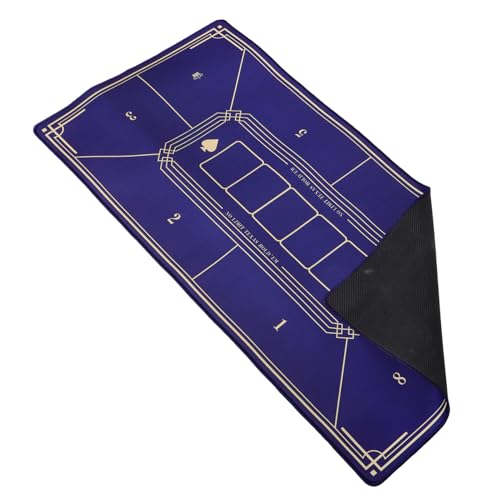 Abaodam Pokertisch-Spiel-layoutmatte Gaming-tischauflage Poker-spielmatte Brettspiel-tischmatte Mahjong-Matte rutschfeste Unterlage Für Partys Zu Hause 40 X 80 cm von Abaodam