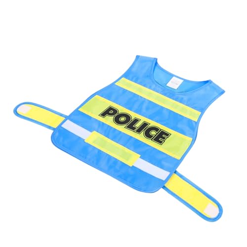 Abaodam Polizeikostüm Für Jungen Und Kinder Kleinkinder-anzug Mit Echter Polizeiweste Ideal Für Cosplay Und Fantasievolles Spielen von Abaodam