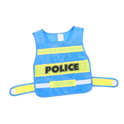 Abaodam Polizeiweste für Junge Mädchen Kostüm für Rollenspiele Gefertigt für Mottoparty und Cosplay Bietet Unvergesslichen Spielspaß Abaodam Polizeiweste für Junge Mädchen Kostüm für Rollenspiele Gefertigt für Mottoparty und Cosplay Bietet Unvergesslichen Spielspaß von Abaodam