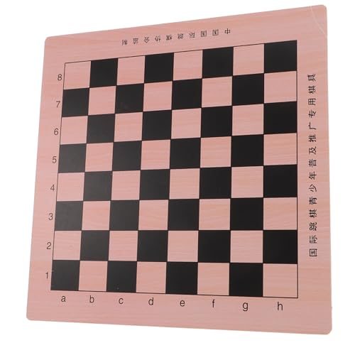 Abaodam Portable International Wooden Checkerboard for Double Sided Practice Chess Board Elegant Design for Home Travel Stable Support for Chess Tournaments and Games Abaodam Portable International Wooden Checkerboard for Double Sided Practice Chess Board Elegant Design for Home Travel Stable Support for Chess Tournaments and Games von Abaodam