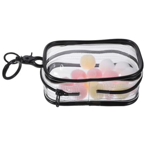 Abaodam Puppen Aufbewahrungstasche aus Robustem PVC Transparente Tragetasche für Kleine Figuren für Außenbereich Stilvolles Design mit Haken Praktischer Schutz vor von Abaodam