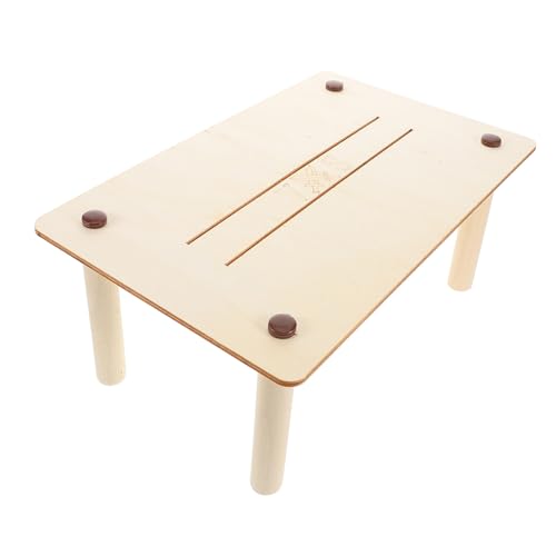 Abaodam Puppen Kampftisch Aus Holz Hamsterzubehör Für Käfige Hamsterkäfig Zubehör Holzplattform Gaming Schreibtisch Holz Hamsterplattform Für Käfig Hamsterkäfig Plattform von Abaodam