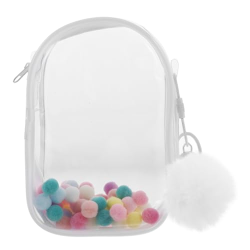 Abaodam Puppenaufbewahrungstasche Figuren Ausstellungstasche Mit Schlüsselanhänger Transparente Taschen Für Puppen Figurenvitrine Transparente Ausstellungstasche Für Puppen Sammler von Abaodam