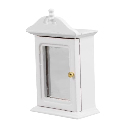 Abaodam Miniatur Puppenhaus Regal Mit Spiegel Realistisches Möbel Für Puppenhäuser Holzschrank Für Aufbewahrung Von Miniaturen Und Spielzeug Für DIY-Dekoration Und Kreative Szenen Abaodam Miniatur Puppenhaus Regal Mit Spiegel Realistisches Möbel Für Puppenhäuser Holzschrank Für Aufbewahrung Von Miniaturen Und Spielzeug Für DIY-Dekoration Und Kreative Szenen von Abaodam