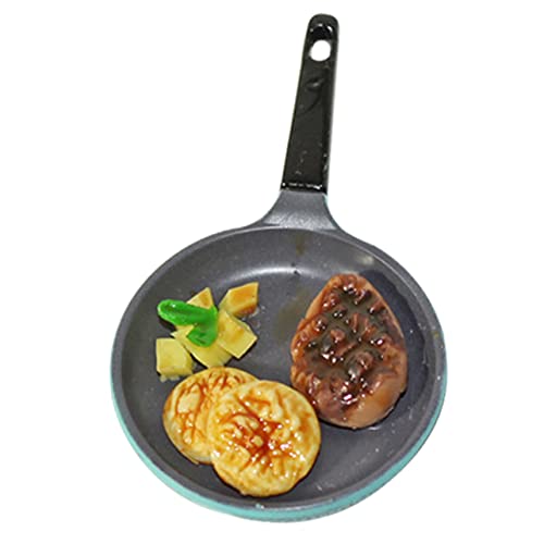 Abaodam Puppenhaus Bratpfanne bastelset basteln für Toys gefälschtes Essen zum Rollenspiel Essen für Essen Harz Blue Abaodam Puppenhaus Bratpfanne bastelset basteln für Toys gefälschtes Essen zum Rollenspiel Essen für Essen Harz Blue von Abaodam