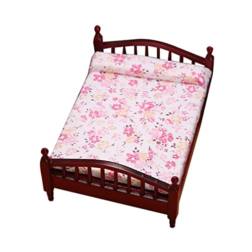 Abaodam Puppenhaus Doppelbett Mini-hausbedarf Minibett Schmücken Miniaturbettmodell DIY Mini Werkzeuge Mini-basteldekore Mini-doppelbett- Birkensperrholz Brown Abaodam Puppenhaus Doppelbett Mini-hausbedarf Minibett Schmücken Miniaturbettmodell DIY Mini Werkzeuge Mini-basteldekore Mini-doppelbett- Birkensperrholz Brown von Abaodam
