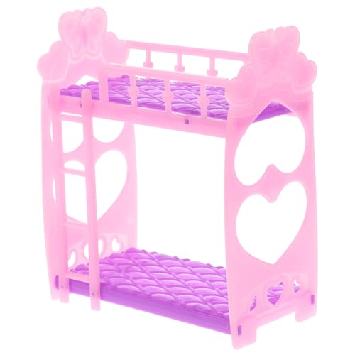 Abaodam Puppenhauszubehör - Mini-doppelstockbett-Spielzeug Für Kinder - Kinderzimmer- -Sets Abaodam Puppenhauszubehör - Mini-doppelstockbett-Spielzeug Für Kinder - Kinderzimmer- -Sets von Abaodam
