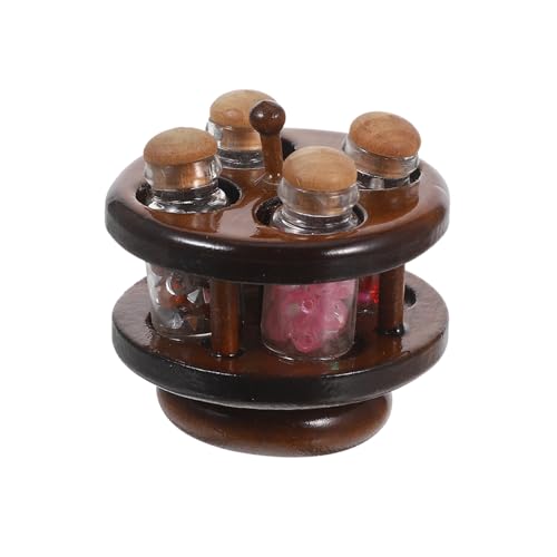 Abaodam Puppenhaus Gewürzregal Mit Gläsern Puppenhaus Miniatur Küchenzubehör Küchenregal Drehbarer Gewürzhalter Miniatur Küchengeschirr Mini Küchen Drehregal Abaodam Puppenhaus Gewürzregal Mit Gläsern Puppenhaus Miniatur Küchenzubehör Küchenregal Drehbarer Gewürzhalter Miniatur Küchengeschirr Mini Küchen Drehregal von Abaodam