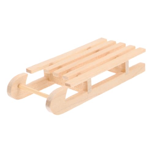 Abaodam Puppenhaus Holzschlitten DIY Miniatur Weihnachtsdeko Zubehör für Festliche Dollhouse Szenen Naturbelassenes Holz Bemalbar für Kreative Weihnachtsatmosphäre Abaodam Puppenhaus Holzschlitten DIY Miniatur Weihnachtsdeko Zubehör für Festliche Dollhouse Szenen Naturbelassenes Holz Bemalbar für Kreative Weihnachtsatmosphäre von Abaodam