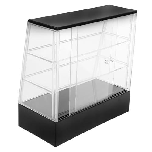Abaodam Puppenhaus-Kuchenschrank Würfel anzeigen Figuren Zubehör für das Puppenhaus für kinderspielzeug Mini Tortenschrank Schiebetür Miniaturschränke Plastik Black Abaodam Puppenhaus-Kuchenschrank Würfel anzeigen Figuren Zubehör für das Puppenhaus für kinderspielzeug Mini Tortenschrank Schiebetür Miniaturschränke Plastik Black von Abaodam