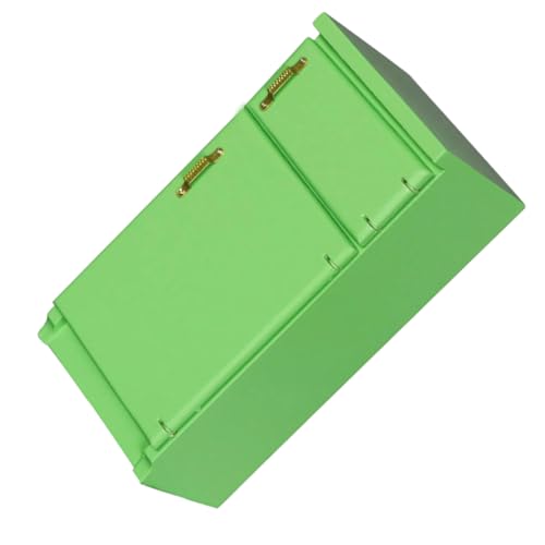 Abaodam Puppenhaus Kühlschrank für kinderspielzeug puppenmöbel Toys for Dollhouse playmobile Kleinkindspielzeug Zubehör für Puppenhäuser Puppenstubenmöbel Holz Green Abaodam Puppenhaus Kühlschrank für kinderspielzeug puppenmöbel Toys for Dollhouse playmobile Kleinkindspielzeug Zubehör für Puppenhäuser Puppenstubenmöbel Holz Green von Abaodam