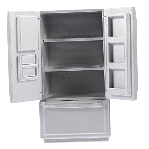 Abaodam Puppenhaus Kühlschrank küchenspielzeug für Kitchen Toys for küche Dollhouse Furniture puppenstubenmöbel Miniaturmöbel Puppenkühlschränke Holz Grey Abaodam Puppenhaus Kühlschrank küchenspielzeug für Kitchen Toys for küche Dollhouse Furniture puppenstubenmöbel Miniaturmöbel Puppenkühlschränke Holz Grey von Abaodam
