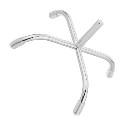 Abaodam Puppenhaus Metall Drehbare Stuhlbeine Ersatzteile für DIY Puppenmöbel Silber Zubehör für Büro Fotodekoration von Abaodam