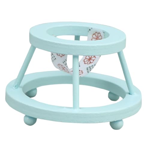 Abaodam Miniatur Möbel Für Puppenhaus Holz Lernlaufwagen Für Babyzimmer Maßstab Puppenhaus Zubehör Realistisches Design Für Kreatives Spielen Und Soziale Interaktion Für Zuhause Und von Abaodam