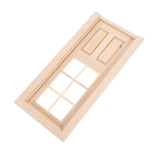 Abaodam Puppenhaus Minitüren Und Fenster Mini Puppenhaustüren Und Fenster Puppenhausfenster Maßstab 112 Miniaturtüren Zum Basteln Mini Puppenhaus Innentüren Möbel Winzige Tür von Abaodam