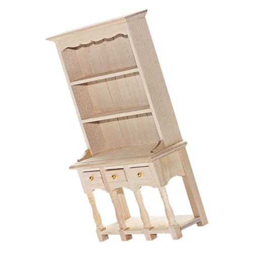 Abaodam Miniatur Möbel Modell Puppenhaus Zubehör Mit Holz Mini Schrank Für Kreative Dekoration Und Aufbewahrung Wohnräumen Für Projekte Und Miniaturlandschaften von Abaodam