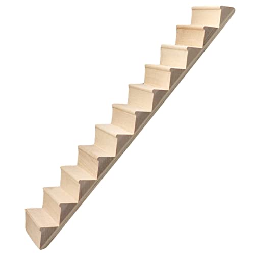 Abaodam Miniatur-szenenzubehör Mini-treppe Aus Holz Für Jungen Und Mädchen Puppenhaus Wohnzimmer Schlafzimmer von Abaodam