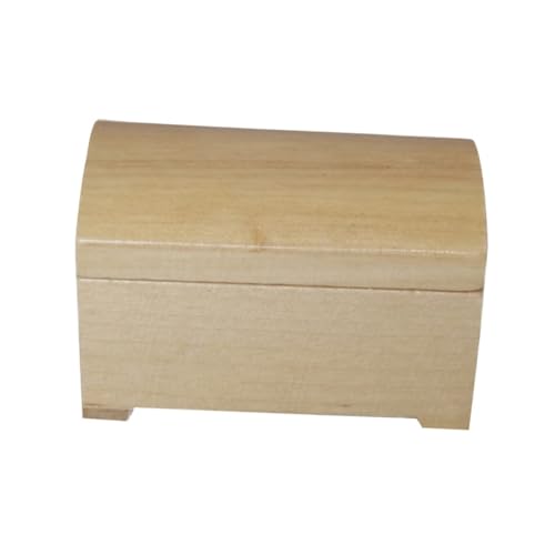 Abaodam Puppenhaus Zubehör Robustes Holz Schatztruhe Modell Detailgetreu Verarbeitet Langlebig als Dekoration und Fotorequisite für Miniaturhäuser Abaodam Puppenhaus Zubehör Robustes Holz Schatztruhe Modell Detailgetreu Verarbeitet Langlebig als Dekoration und Fotorequisite für Miniaturhäuser von Abaodam