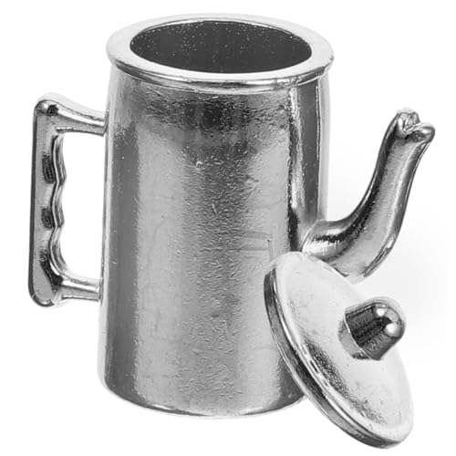 Abaodam Puppenhaus Zubehör Wasserkocher mit Deckel Dekorative für Miniaturhäuser Realistische Gestaltung Abaodam Puppenhaus Zubehör Wasserkocher mit Deckel Dekorative für Miniaturhäuser Realistische Gestaltung von Abaodam