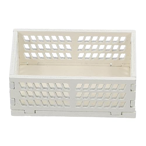 Abaodam Puppenhaus Körbe Mini Körbe Mini Aufbewahrungskiste Weiß Spielzeug Deko Abaodam Puppenhaus Körbe Mini Körbe Mini Aufbewahrungskiste Weiß Spielzeug Deko von Abaodam