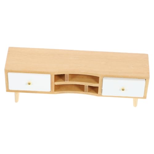 Abaodam Puppenhaus-zubehör, Mini-holzmöbel, Tv-Schrank, Dekoration, Miniatur-möbelmodell Abaodam Puppenhaus-zubehör, Mini-holzmöbel, Tv-Schrank, Dekoration, Miniatur-möbelmodell von Abaodam