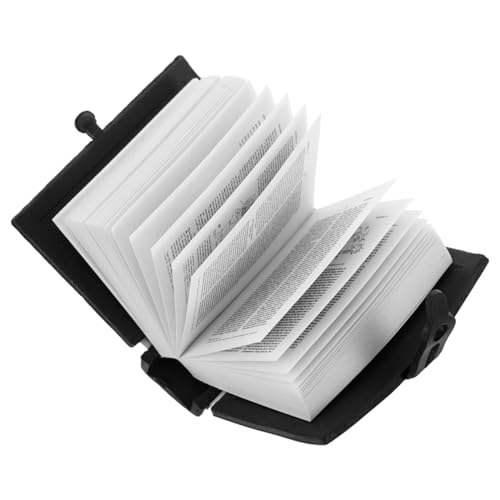 Abaodam Puppenhausbibel Puppenstubenbücher Miniaturen Mini -Buch Miniatur-bücher-Modell Miniaturen Zum Basteln Puppenhaus Bücher Puppenhauszubehör Winzige Bücher Papier Black von Abaodam