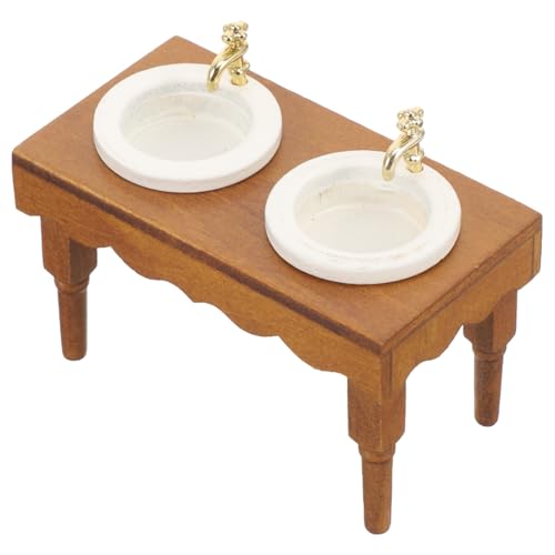 Abaodam 1:12 Maßstab Miniatur Badezimmer Waschbecken Holz Puppenhaus Möbel Becken Für Puppenhaus Home Decor Prop Abaodam 1:12 Maßstab Miniatur Badezimmer Waschbecken Holz Puppenhaus Möbel Becken Für Puppenhaus Home Decor Prop von Abaodam