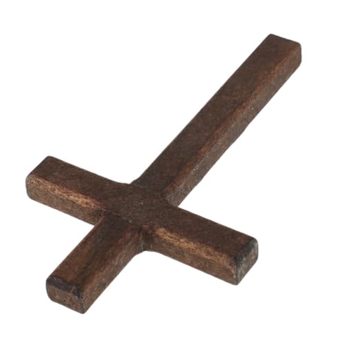 Abaodam Puppenhauskreuz Leere Dekoration Mini-Statue Miniatur-Dekorationen Burgunderkreuz Kleines Dekoratives Kreuz Kleines Bastelkreuz Miniaturdekoration Sammlerspielzeug Holz Dark Brown Abaodam Puppenhauskreuz Leere Dekoration Mini-Statue Miniatur-Dekorationen Burgunderkreuz Kleines Dekoratives Kreuz Kleines Bastelkreuz Miniaturdekoration Sammlerspielzeug Holz Dark Brown von Abaodam