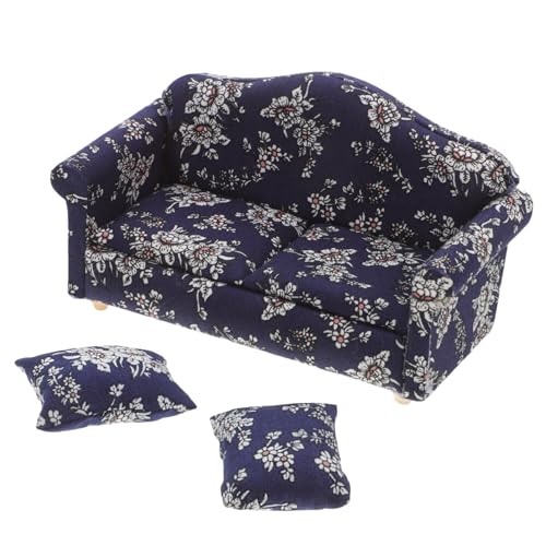 Abaodam Miniatur Puppenhaus Sofa Mit Blumenmuster Mini Couch Für Wohnzimmer Dekoration Und Spielspaß Inklusive Kissen Realistische Details Charmantes Design Abaodam Miniatur Puppenhaus Sofa Mit Blumenmuster Mini Couch Für Wohnzimmer Dekoration Und Spielspaß Inklusive Kissen Realistische Details Charmantes Design von Abaodam