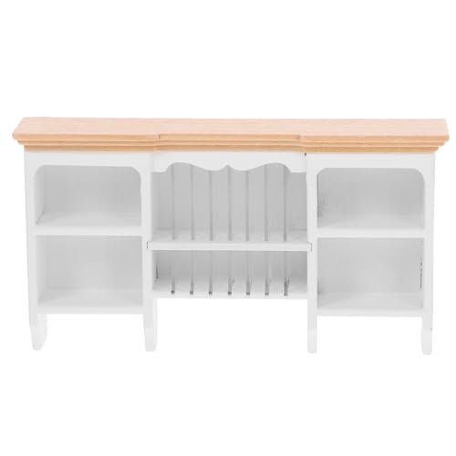 Abaodam Puppenhausregal Mini-Hausschrankmodell Mini-Hausdekoration Mini-Küchenmöbel Wohnzimmer Kleiner Schrank Miniaturspielzeug winziges Schrankmodell Miniatur-Schrankdekor hölzern Weiß Abaodam Puppenhausregal Mini-Hausschrankmodell Mini-Hausdekoration Mini-Küchenmöbel Wohnzimmer Kleiner Schrank Miniaturspielzeug winziges Schrankmodell Miniatur-Schrankdekor hölzern Weiß von Abaodam